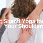 women doing shanti yoga exercises for shoulders